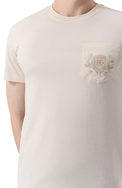 Хлопковая футболка DOLCE & GABBANA, арт. G8RA2Z/G702G, фото 5