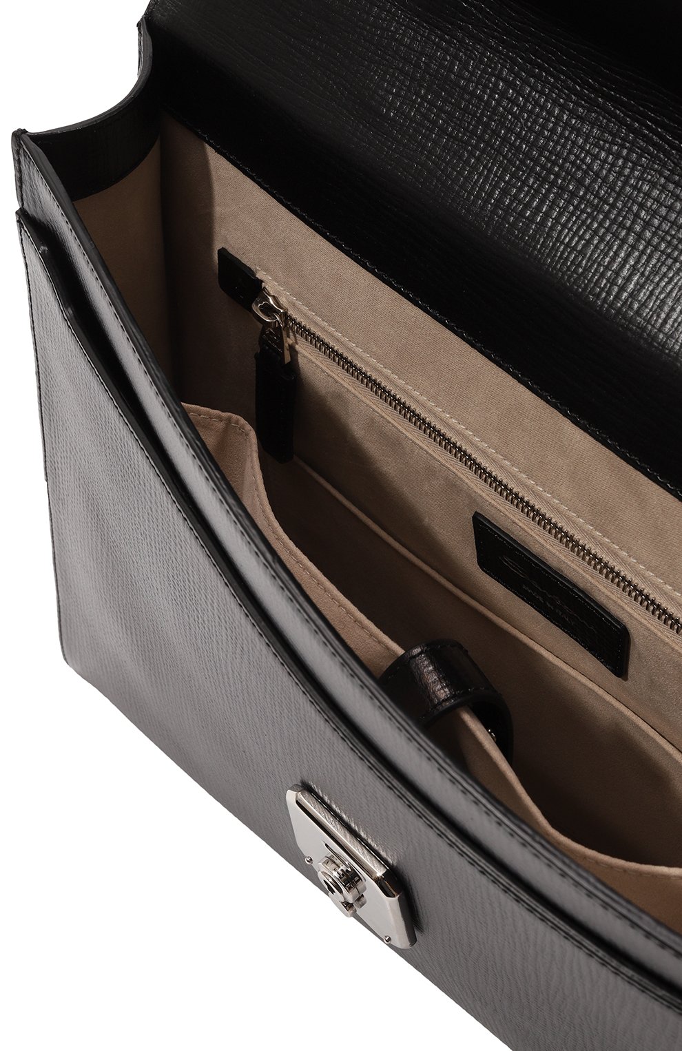 Портфель SANTONI черного цвета по цене 198000 руб., арт. UFBGA1992F0-APMC, фото 5 Портфель SANTONI, арт. UFBGA1992F0-APMC, фото 5