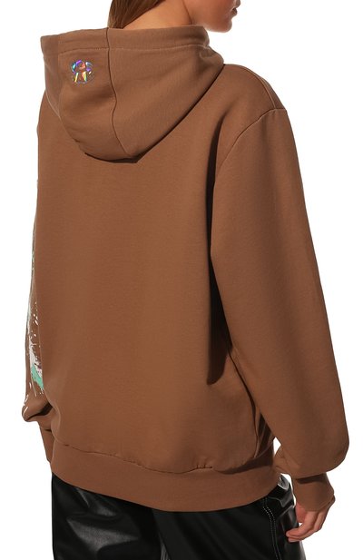 Хлопковое худи BARROW бежевого цвета по цене 29950 руб., арт. 032500/W, фото 4 Хлопковое худи BARROW, арт. 032500/W, фото 4