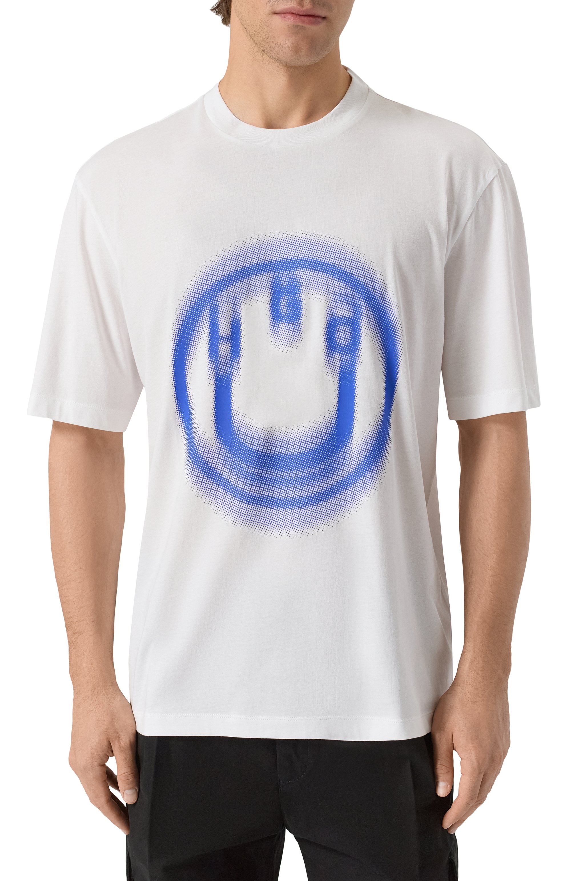 Хлопковая футболка HUGO BLUE, арт. 50543493, фото 3