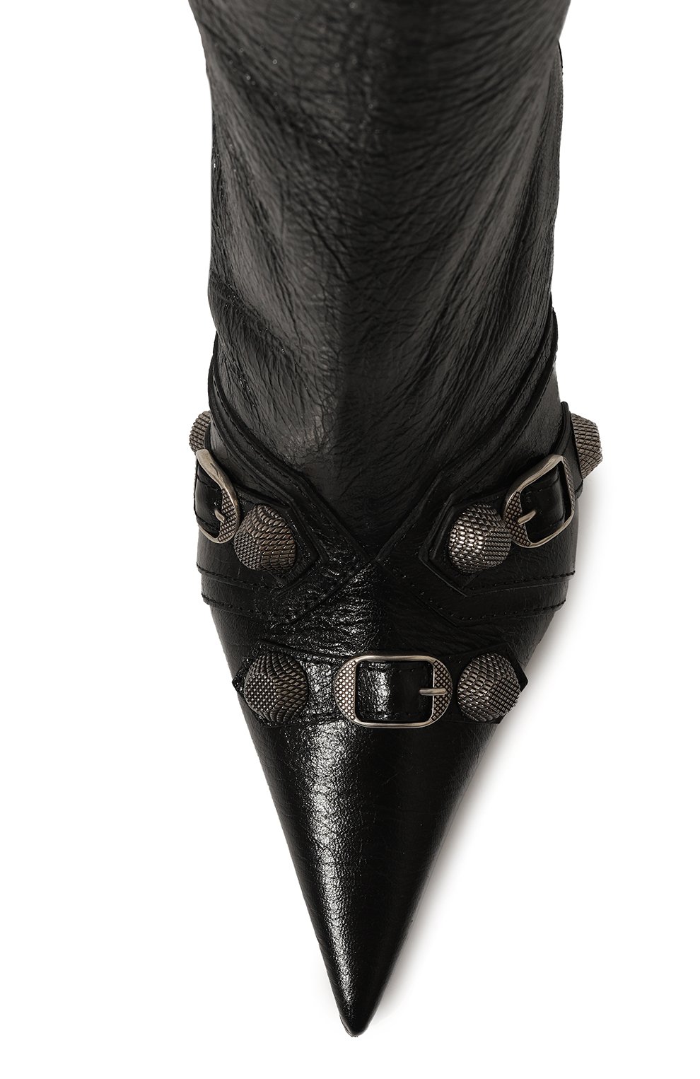 Кожаные сапоги cagole 90 BALENCIAGA, арт. 694395/WAD4E, фото 6