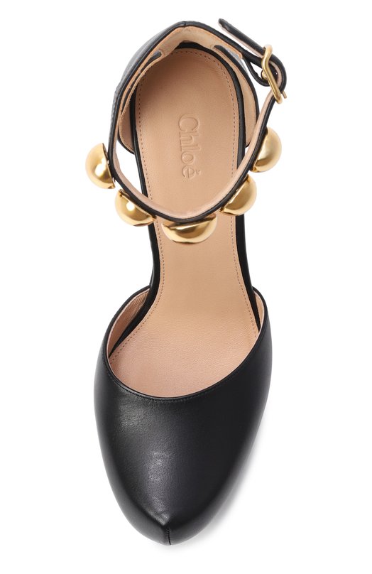 Кожаные туфли Lola Chloé CH26S15ZVV Чёрный  CH26S15ZVV Фото 6
