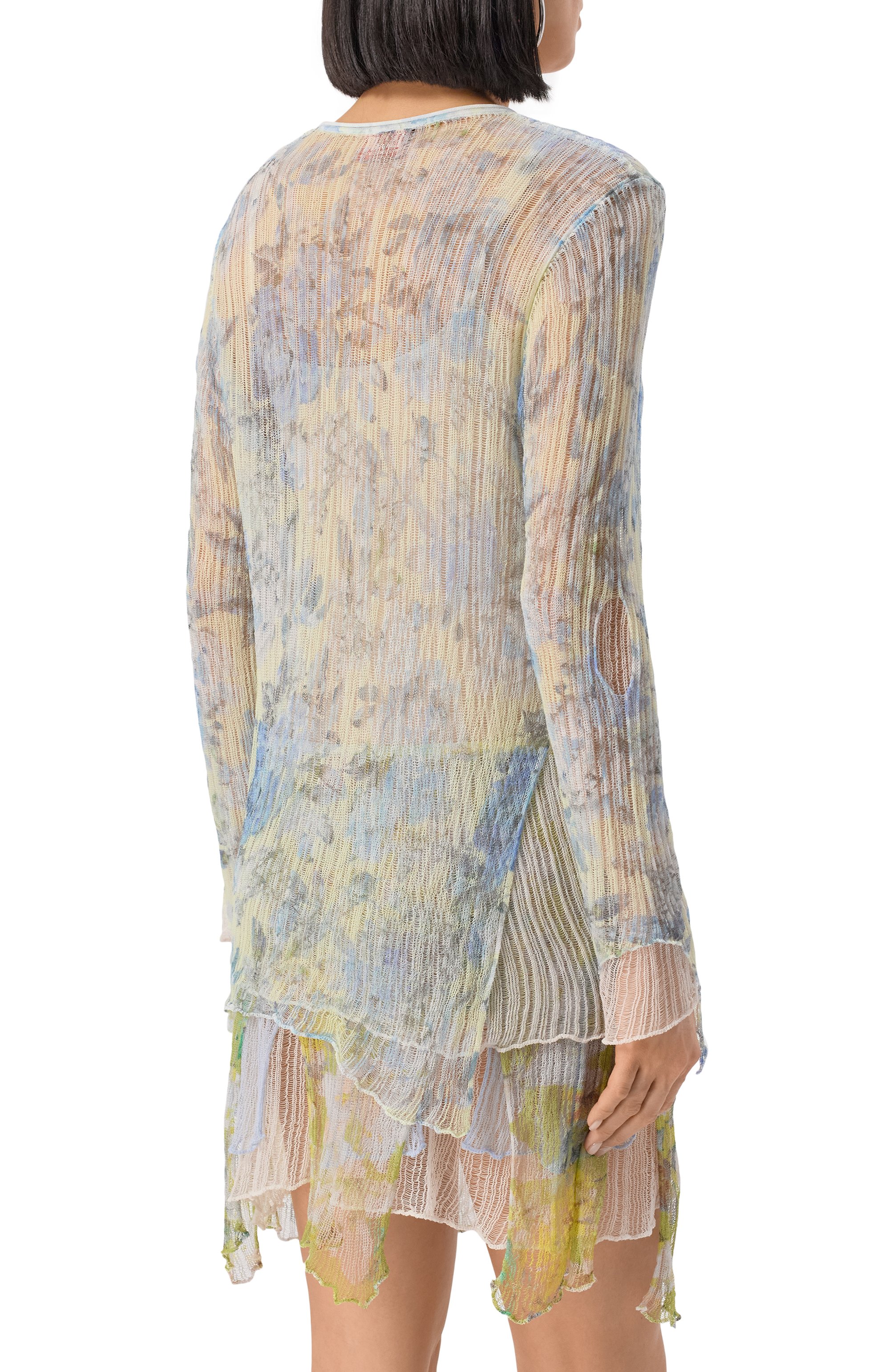 Хлопковый лонгслив DIESEL, арт. A18017/0AFBT, фото 4