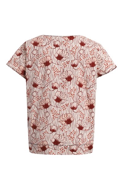 Шелковый топ BOTTEGA VENETA красного цвета по цене 117500 руб., арт. 366507/VZDT1, фото 2 Шелковый топ BOTTEGA VENETA, арт. 366507/VZDT1, фото 2