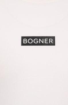Мужская х�лопковая футболка BOGNER белого цвета, арт. 58446604 | Фото 5 (Рукава: Короткие; Длина (для топов): Стандартные; Материал внешний: Хлопок; Стили: Кэжуэл; Принт: Без принта; Кросс-КТ: Джерси; Мужское Кросс-КТ: Футболка-одежда)