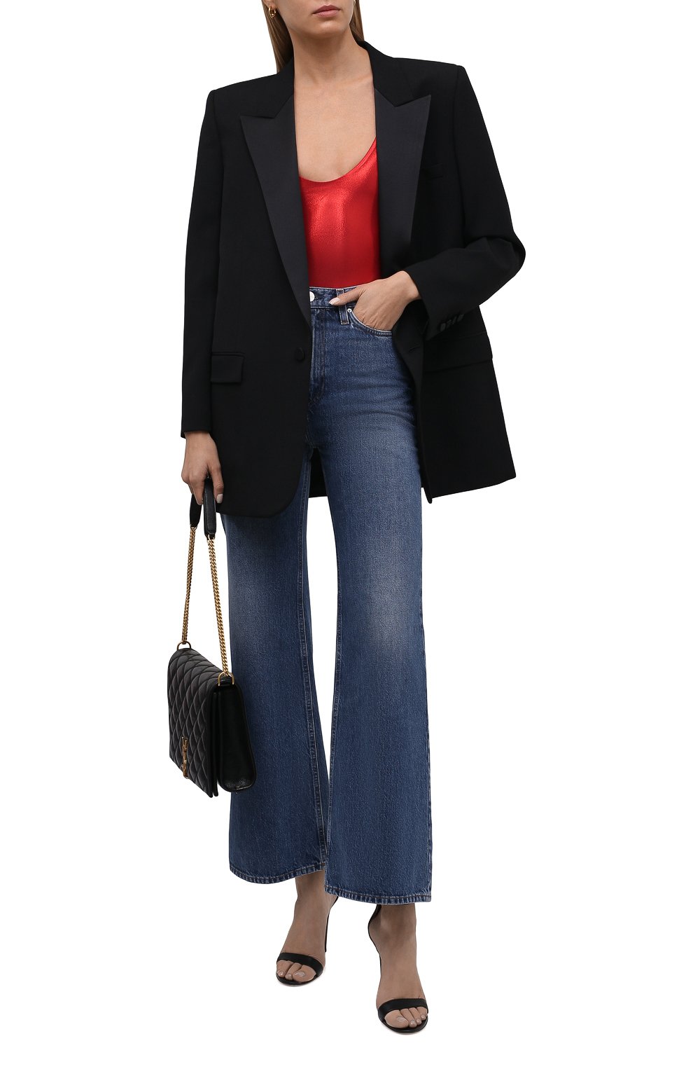 Боди SAINT LAURENT, арт. 668380/Y6D33, фото 2