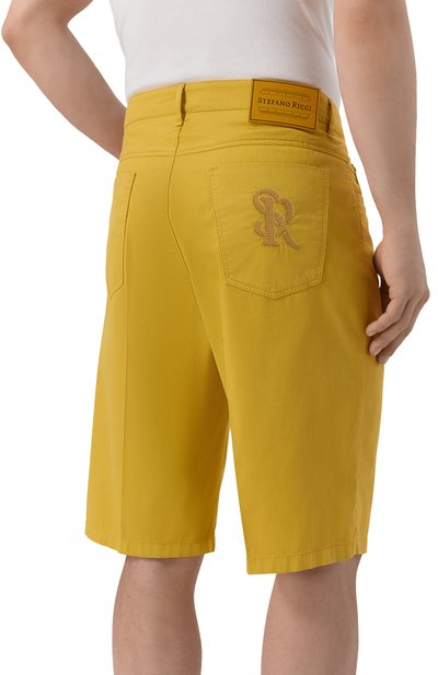 Шорты из хлопка и шелка STEFANO RICCI, арт. M8T6100081/TFANT, фото 4