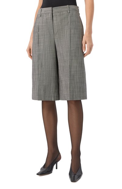 Шорты из шелка и шерсти JIL SANDER, арт. J02KA0353/J55079, фото 3