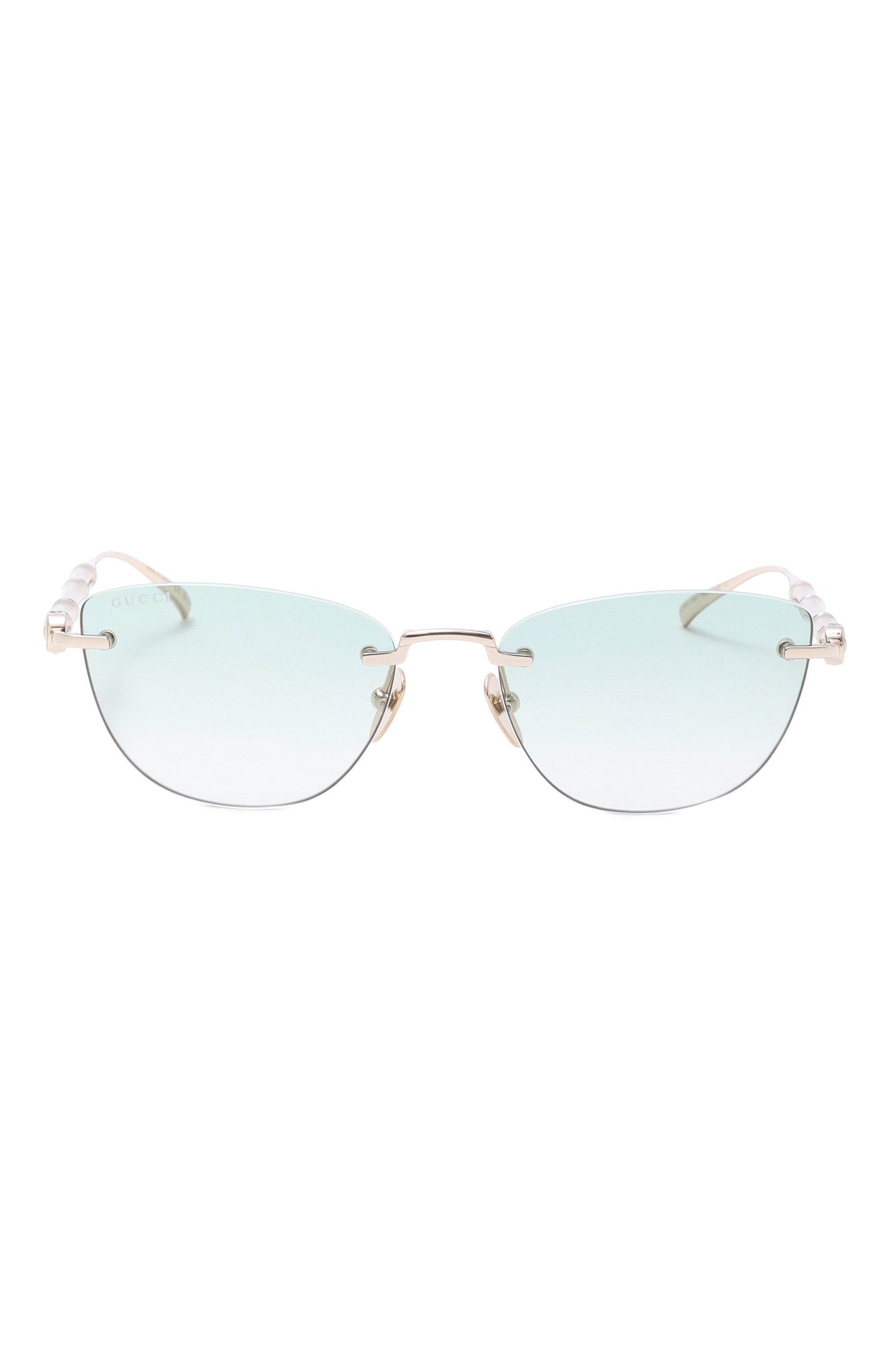 Солнцезащитные очки GUCCI светло-зеленого цвета по цене 58600 руб., арт. GG2063S 003, фото 3 Солнцезащитные очки GUCCI, арт. GG2063S 003, фото 3