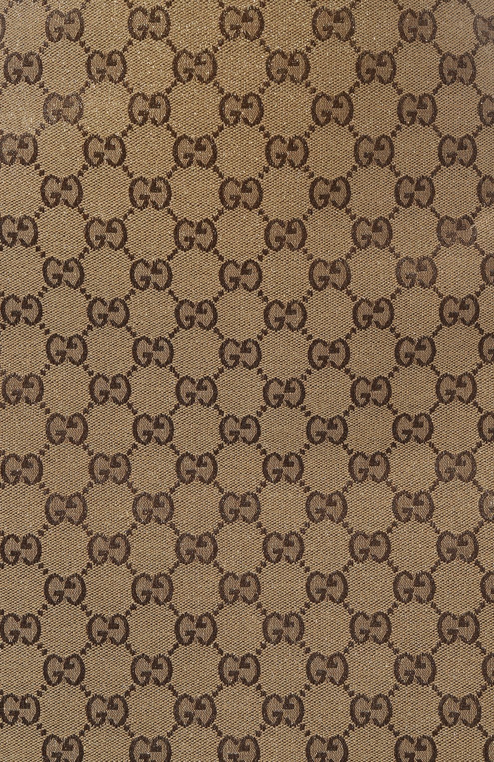 Хлопковая юбка GUCCI золотого цвета по цене 145000 руб., арт. 771362/ZA000, фото 5 Хлопковая юбка GUCCI, арт. 771362/ZA000, фото 5