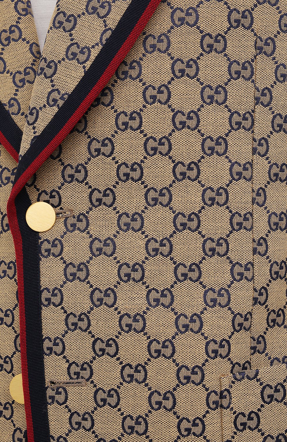 Хлопковый пиджак GUCCI, арт. 654922/ZKU09, фото 5