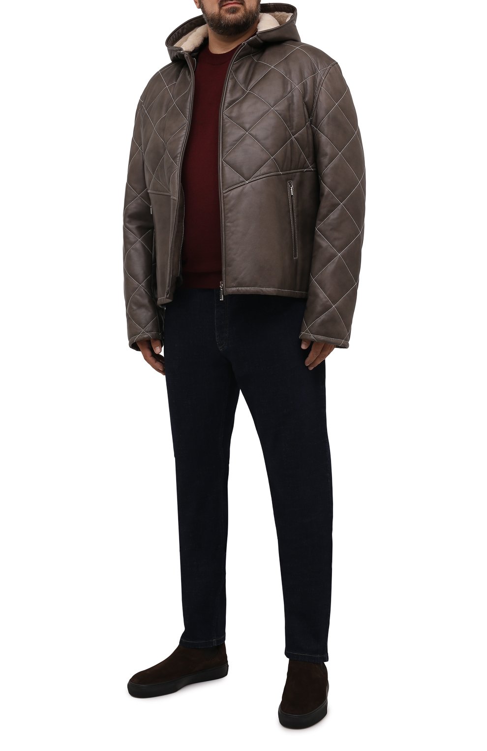 Кожаная куртка с подкладкой из ласки ZILLI, арт. MAW-KYLE0-01985/0003/60-64, фото 2