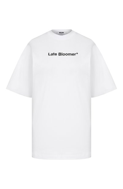 Женская хлопковая футболка MSGM, арт. 4041MDM132D/267002