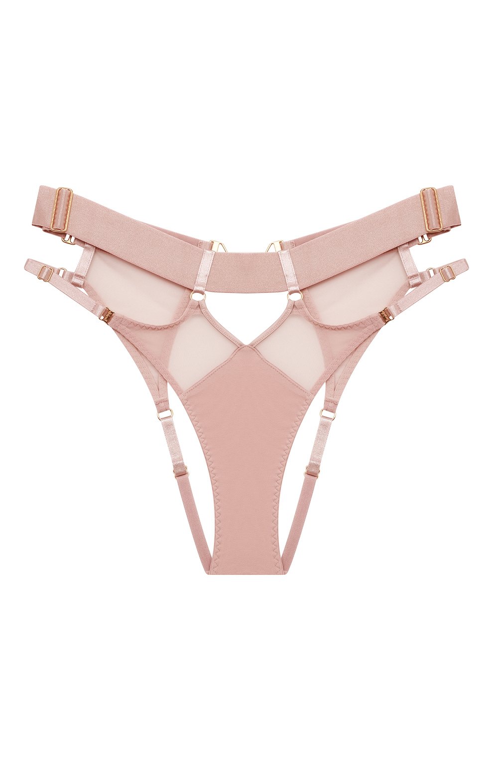 Трусы BORDELLE розового цвета по цене 28050 руб., арт. K0RA 0PEN BACK BRIEF, фото 1 Трусы BORDELLE, арт. K0RA 0PEN BACK BRIEF, фото 1