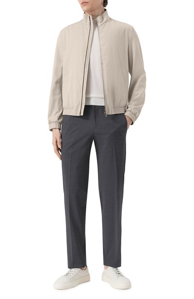 Бомбер из шерсти и шелка CANALI, арт. 040988US/X02690, фото 2