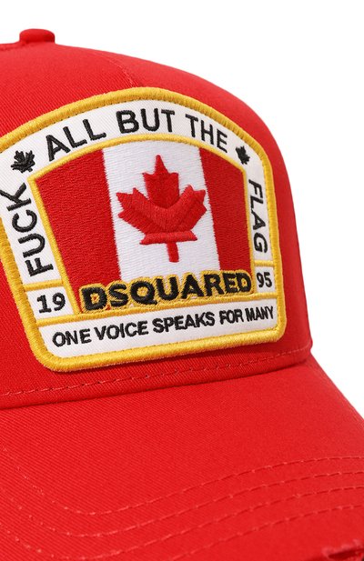 Хлопковая бейсболка DSQUARED2, арт. BCM4011 05C00001, фото 4