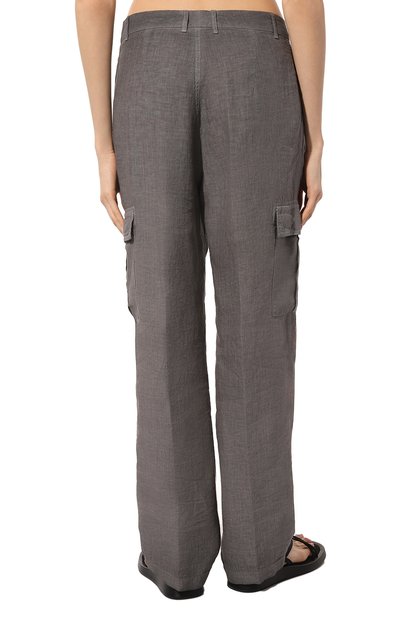 Льняные брюки-карго 120% LINO, арт. 31ALIW290J/000F753/S00, фото 4