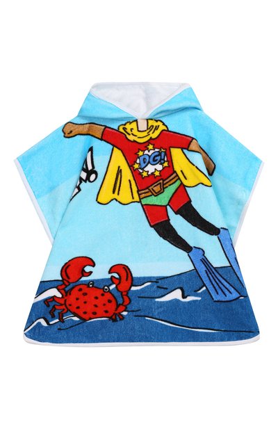 Пляжное пончо из хлопка DOLCE & GABBANA, арт. LNJA72/G7QWW, фото 1