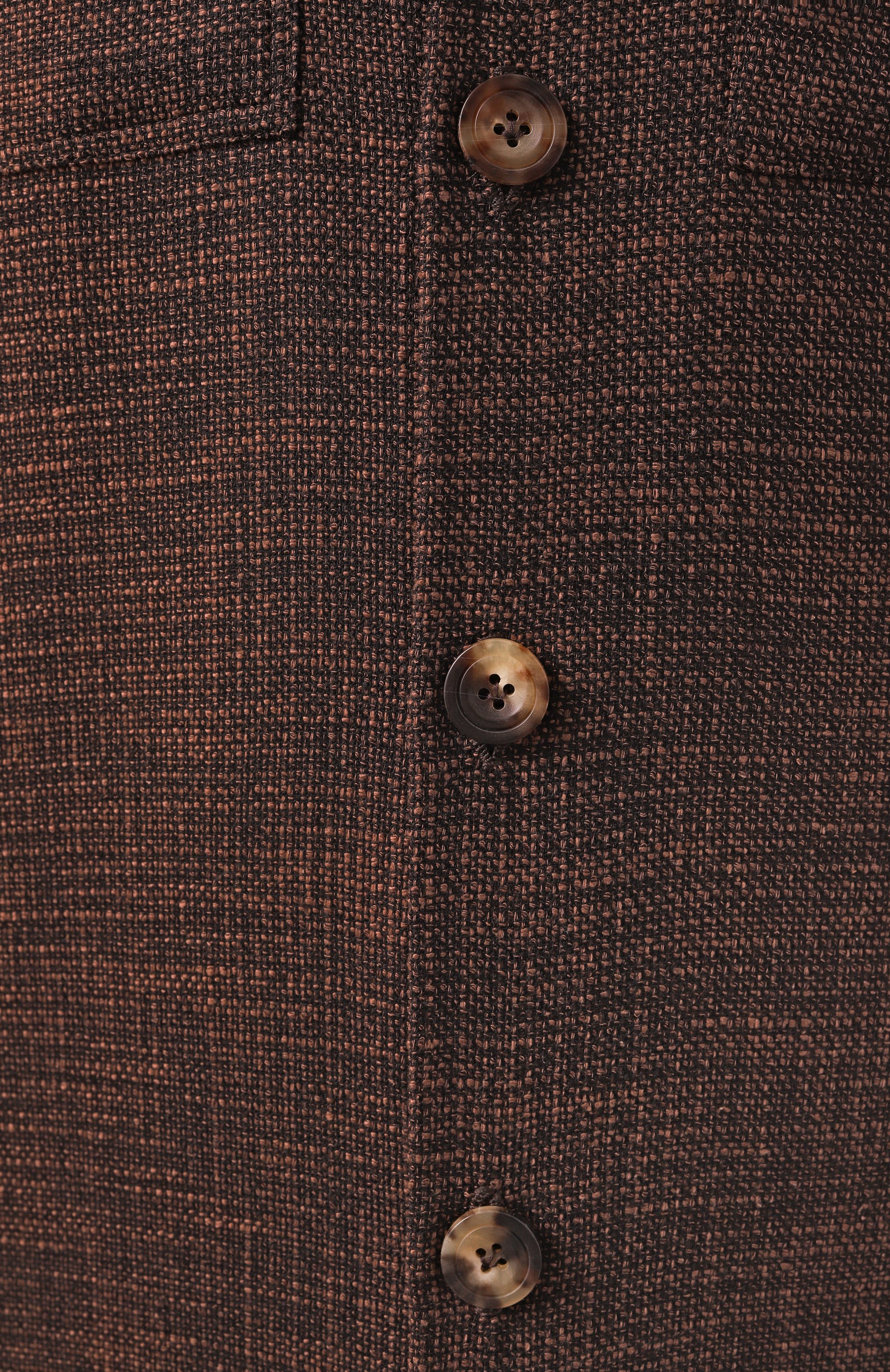 Рубашка из шерсти и шелка KITON, арт. UMC016K0617E12, фото 6