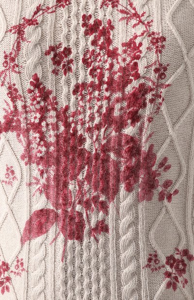 Пуловер REDVALENTINO белого цвета по цене 39950 руб., арт. SR0KCB80/4ME, фото 5 Пуловер REDVALENTINO, арт. SR0KCB80/4ME, фото 5