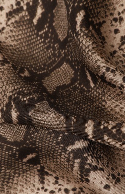 Шелковый платок GIVENCHY коричневого цвета по цене 26300 руб., арт. GW7070/SR219, фото 4 Шелковый платок GIVENCHY, арт. GW7070/SR219, фото 4