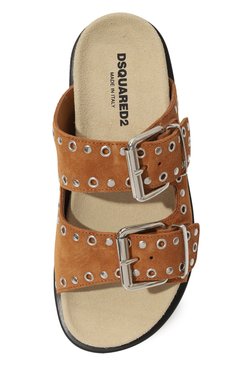 Замшевые шлепанцы DSQUARED2, арт. 77721/36-41, фото 4