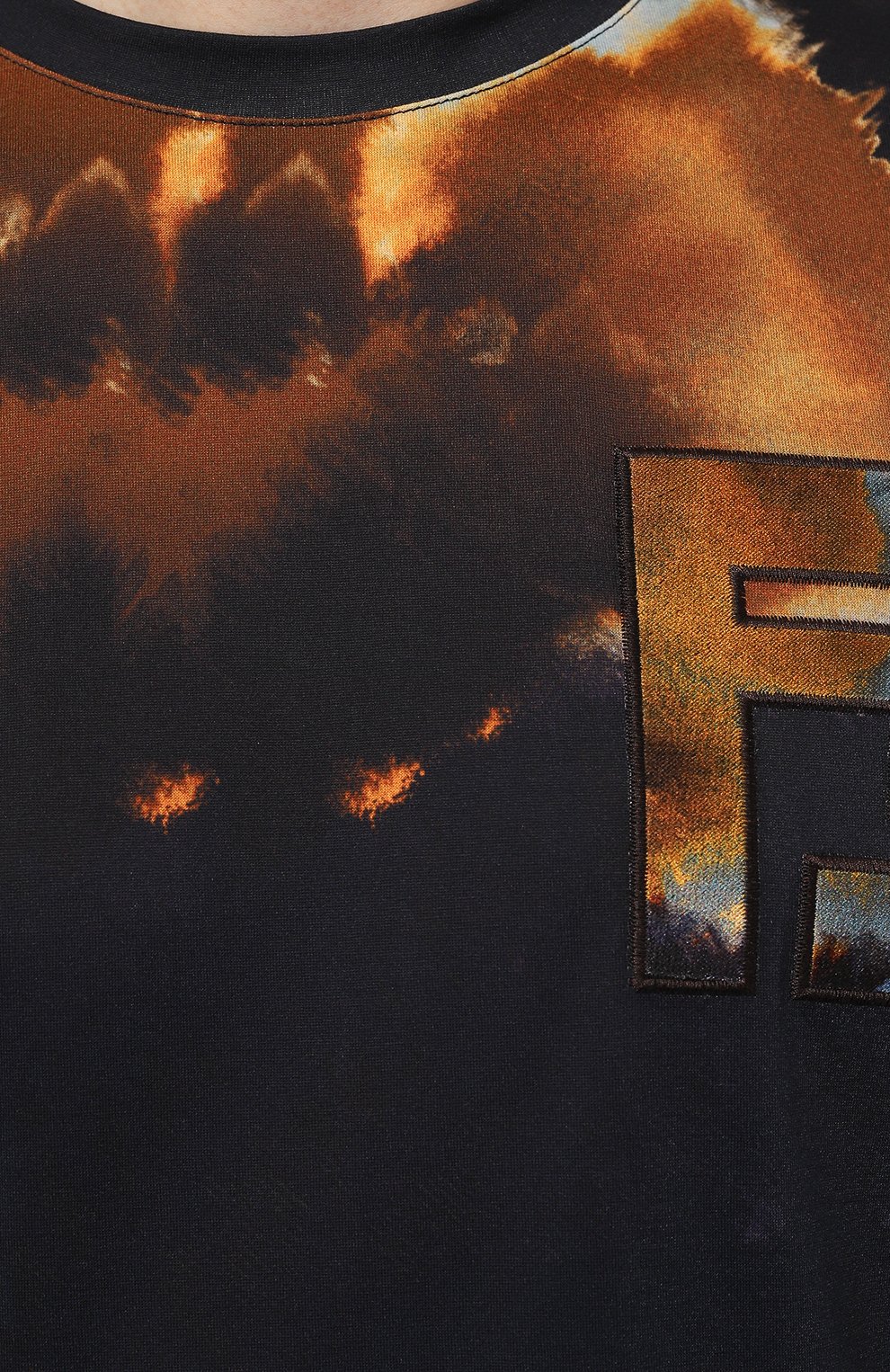 Хлопковая футболка FENDI, арт. FY0936/AN2B/F01WH, фото 5