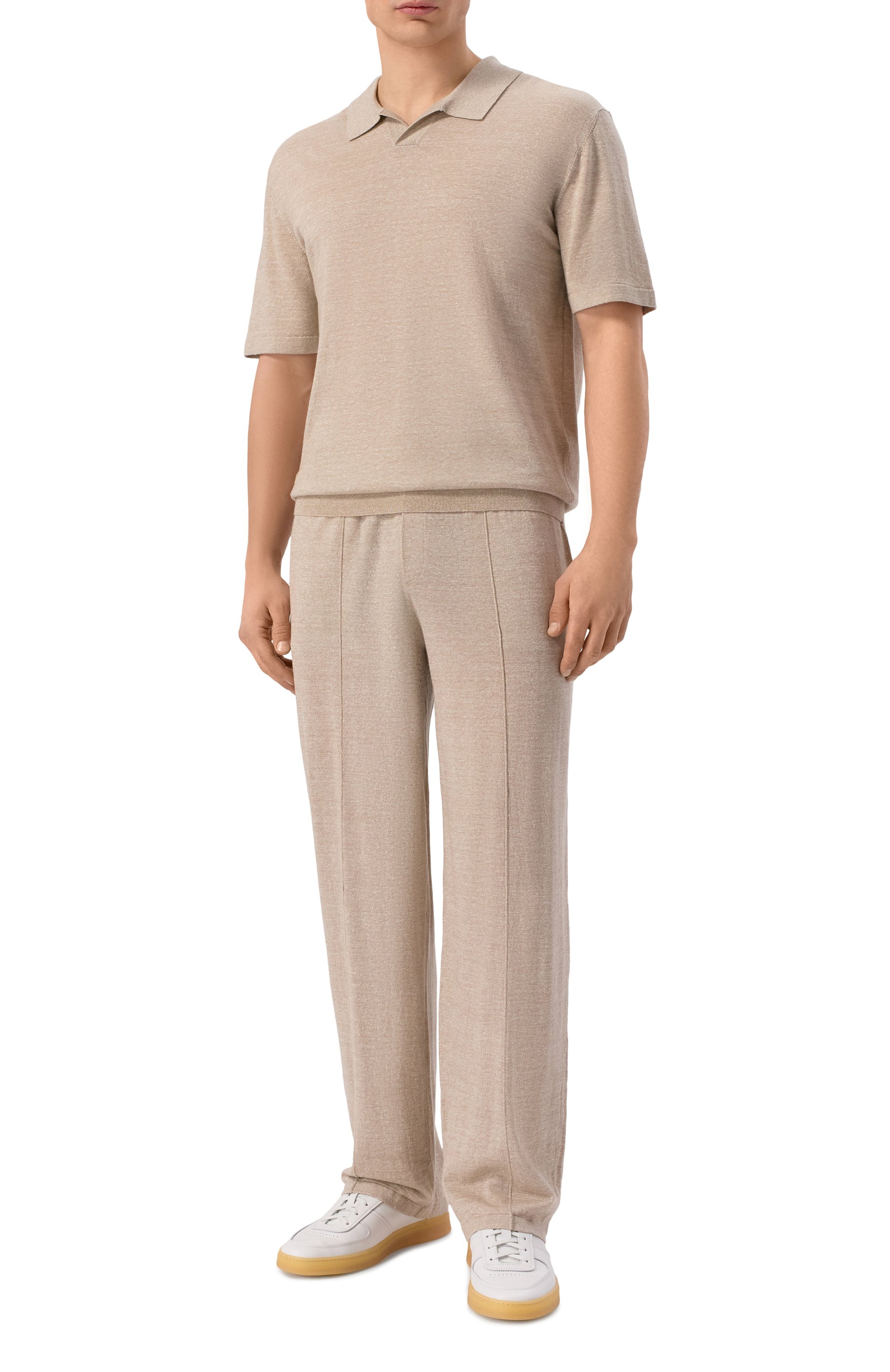 Поло из шерсти и льна 12 STOREEZ, арт. 137315, фото 2