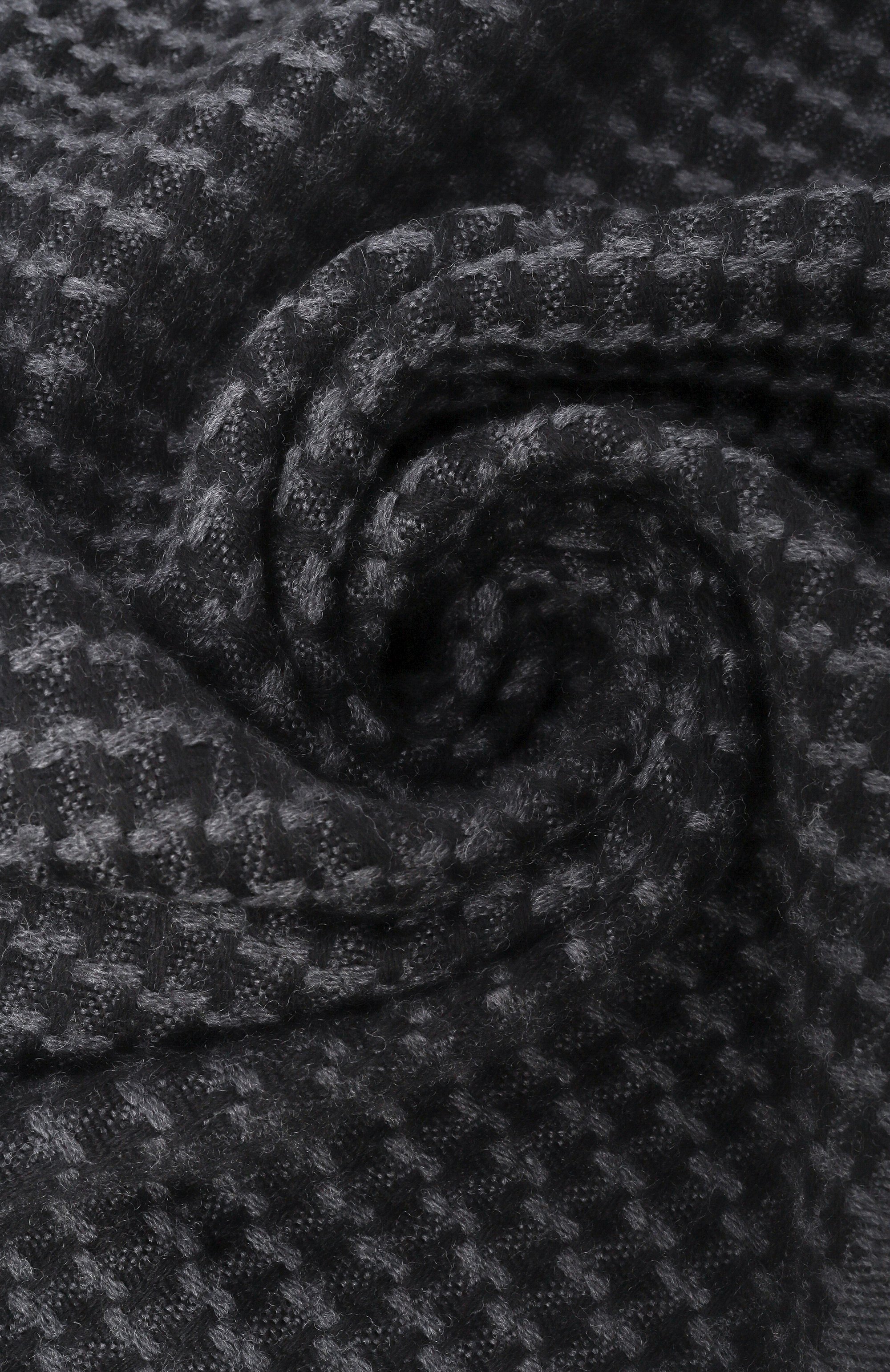 Шерстяной шарф CANALI темно-серого цвета по цене 32200 руб., арт. 06/TF00315, фото 3 Шерстяной шарф CANALI, арт. 06/TF00315, фото 3