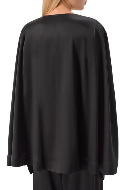 Блузка DANAME черного цвета по цене 61800 руб., арт. 125FW1703A, фото 4 Блузка DANAME, арт. 125FW1703A, фото 4