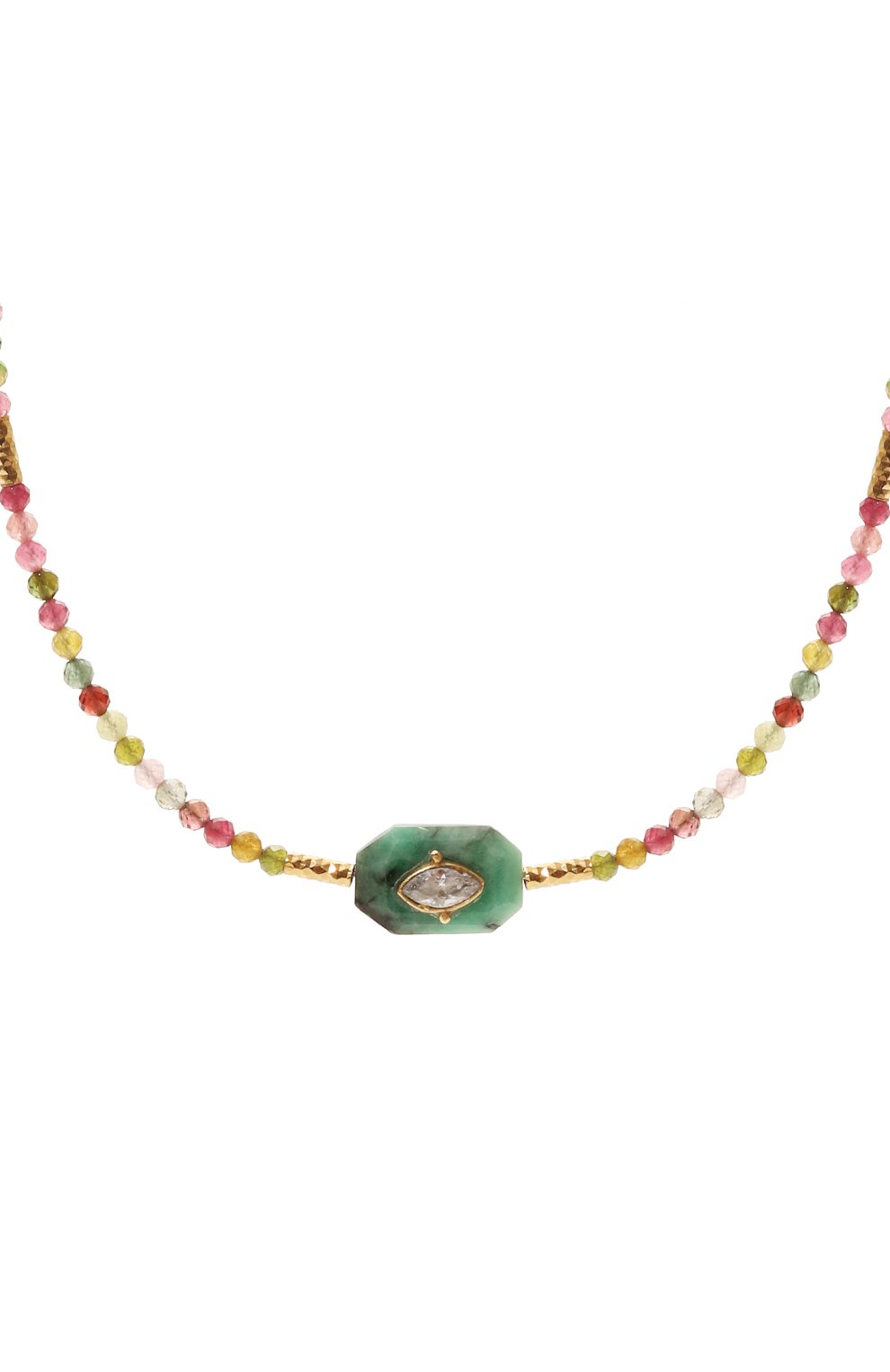 Колье HANKA_IN, арт. INS-CH-T0U-EMER-CZ-1M, фото 3