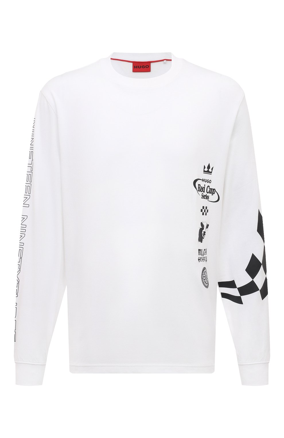 Хлопковый лонгслив HUGO, арт. 50511045, фото 1