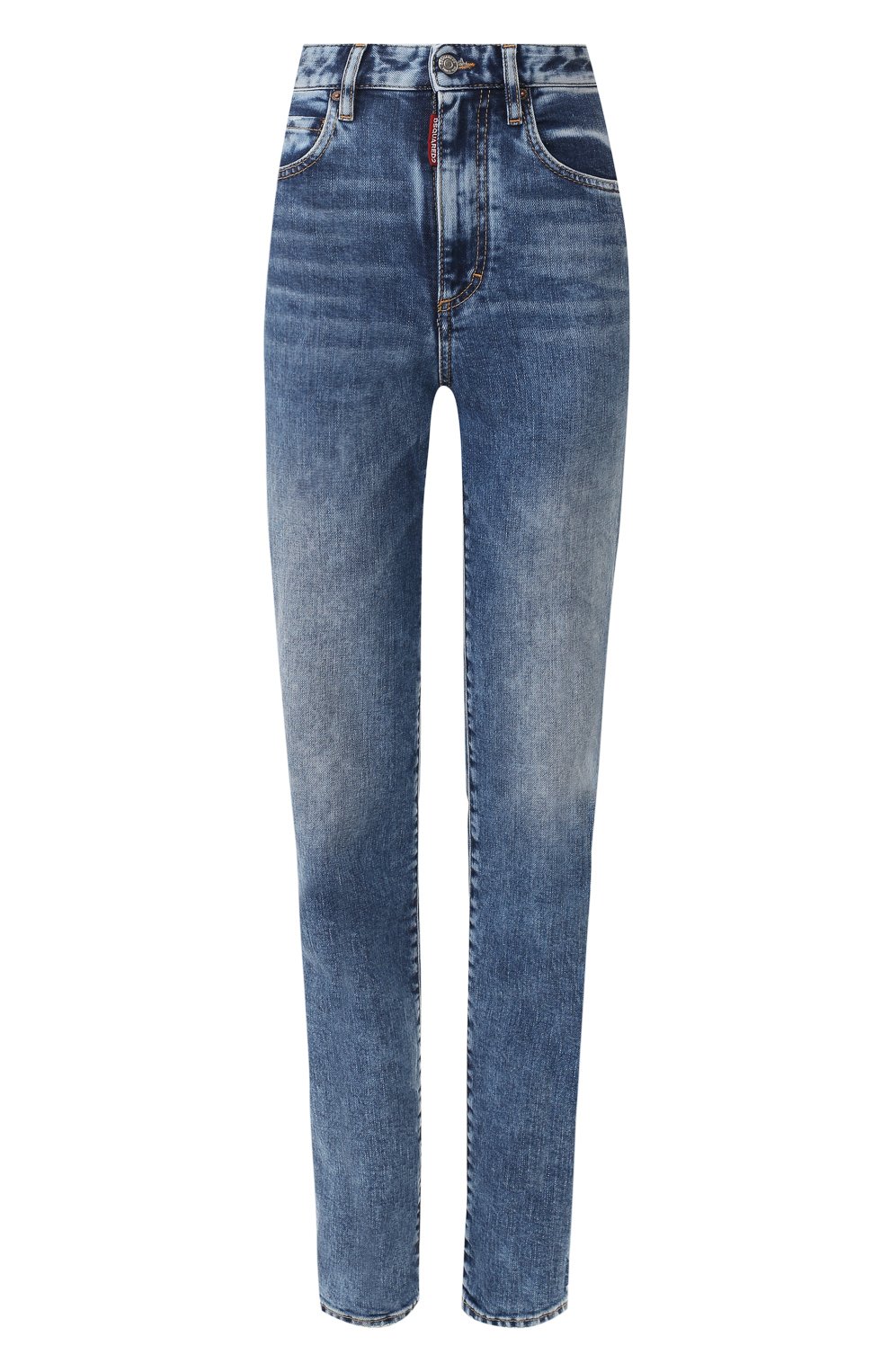 Джинсы DSQUARED2 синего цвета по цене 24450 руб., арт. S75LB0193/S30663, фото 1 Джинсы DSQUARED2, арт. S75LB0193/S30663, фото 1