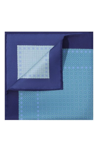 Комплект из галстука и платка STEFANO RICCI голубого цвета по цене 49650 руб., арт. DH/53102, фото 5 Комплект из галстука и платка STEFANO RICCI, арт. DH/53102, фото 5