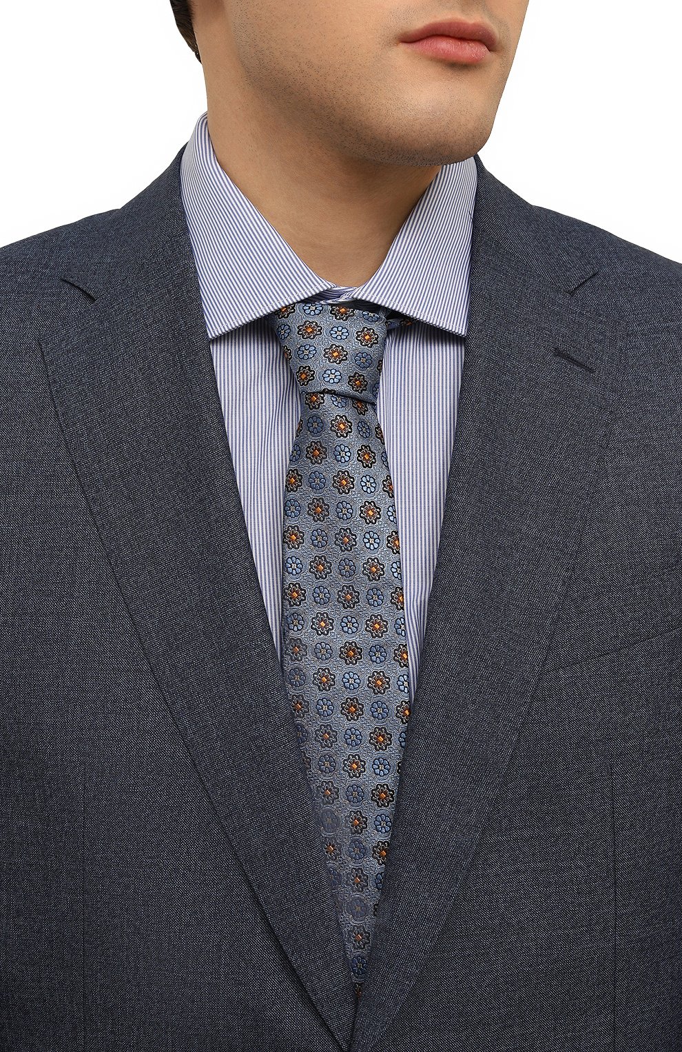 Шелковый галстук CANALI, арт. 18/HJ03941, фото 2