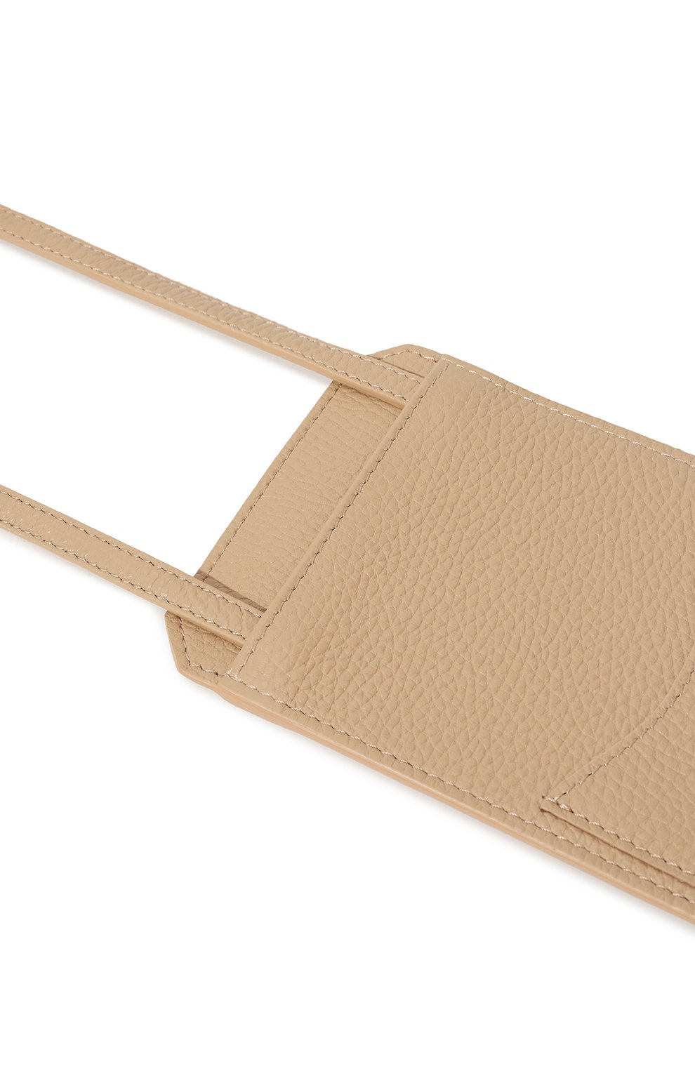 Кожаный чехол для iphone KITON бежевого цвета по цене 31600 руб., арт. DKAPN00739, фото 3 Кожаный чехол для iphone KITON, арт. DKAPN00739, фото 3