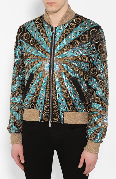 Бомбер с пайетками AMIRI, арт. Y0M04493BE, фото 3