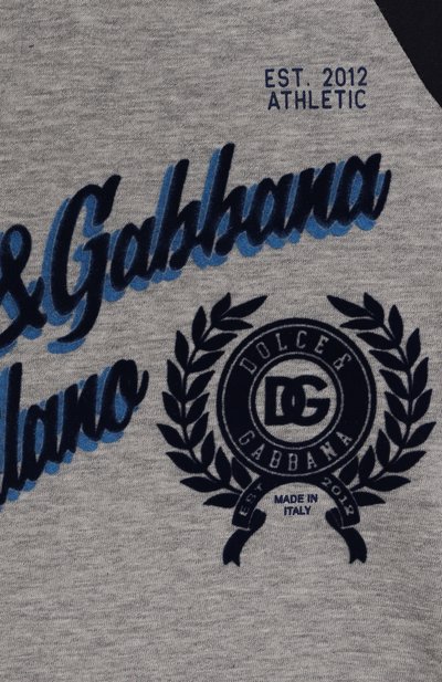 Хлопковый лонгслив DOLCE & GABBANA, арт. L4JTIX/G7PDR/2-6, фото 3