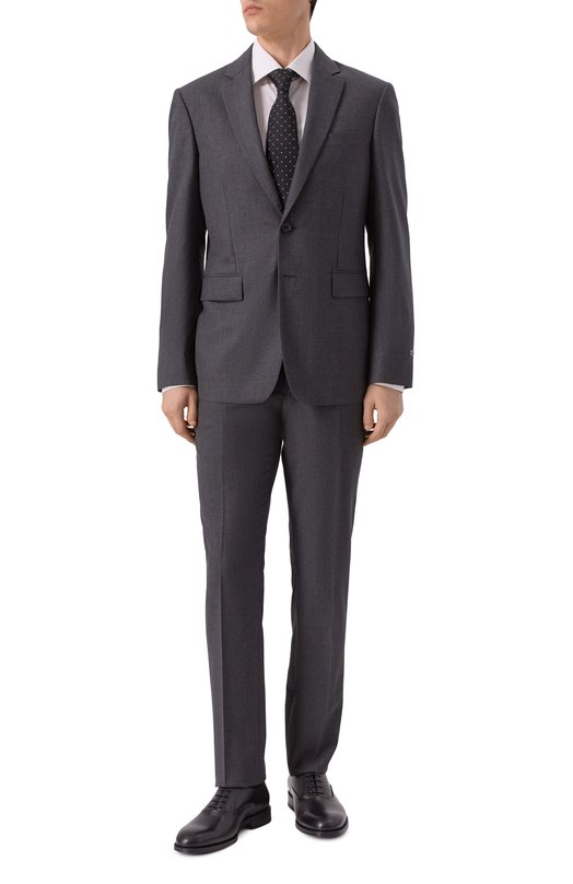 Шерстяной пиджак Burberry 8111204 Серый  8111204 Фото 2