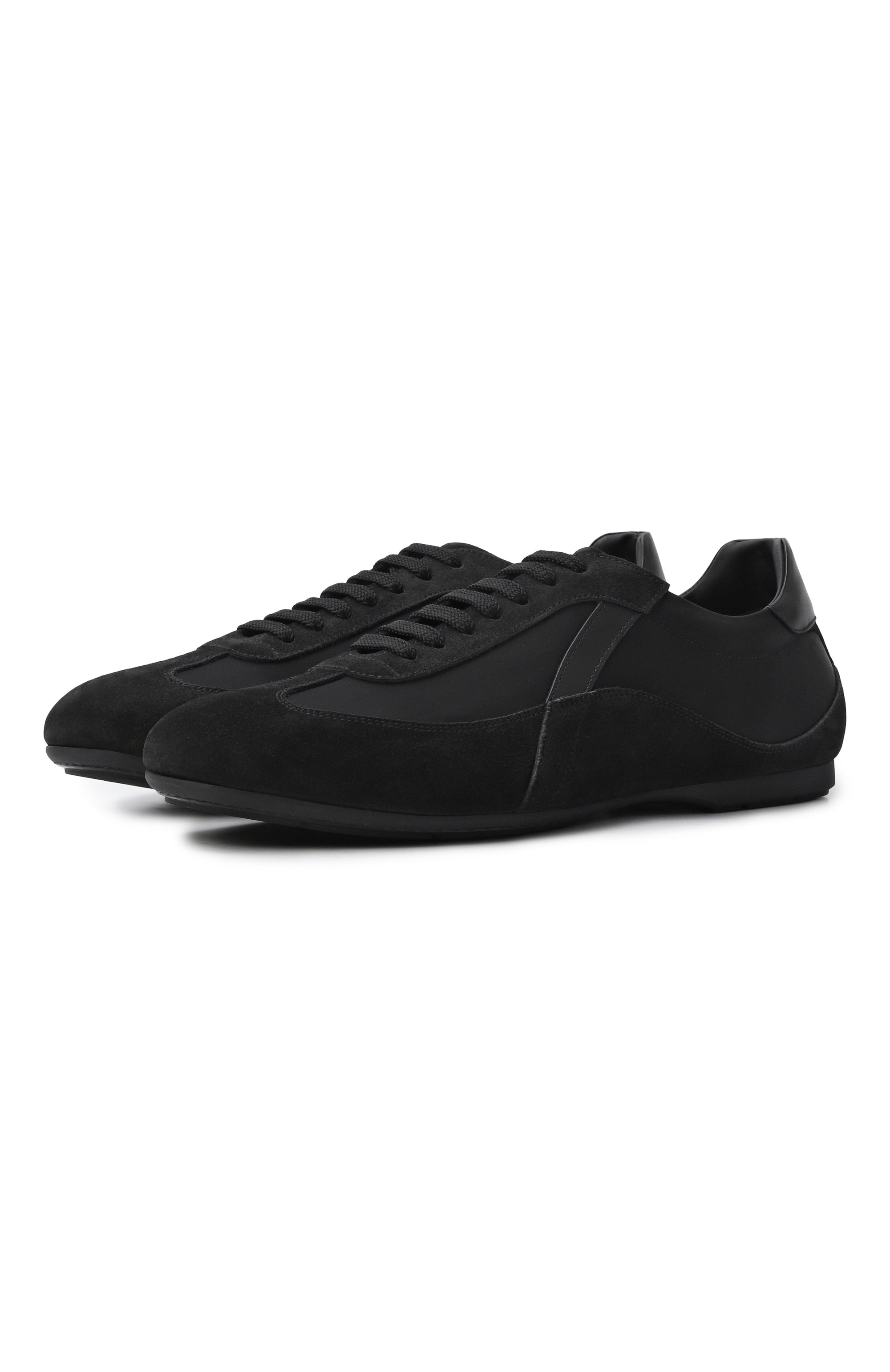 Текстильные кроссовки KITON черного цвета по цене 118500 руб., арт. USSA445N01379, фото 1 Текстильные кроссовки KITON, арт. USSA445N01379, фото 1