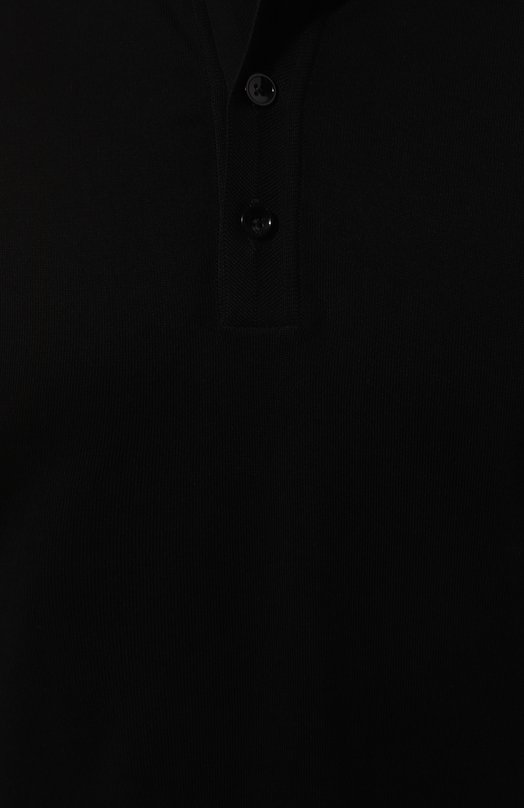 Хлопковое поло Svevo Чёрный, фото 5