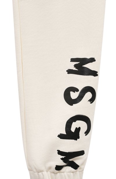 Хлопковые джоггеры MSGM KIDS, арт. S4MSJUFP027, фото 3