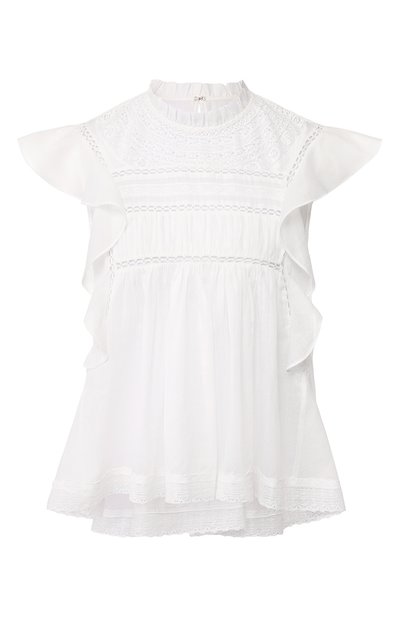 Женский хлопковый топ ISABEL MARANT ETOILE, арт. HT1103-20P063E/VIVIA
