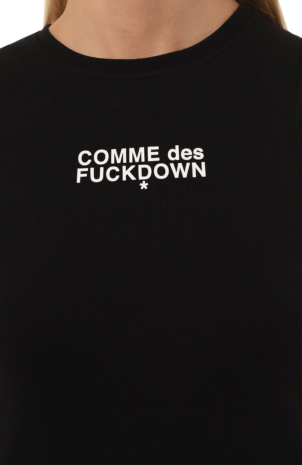 Хлопковая майка COMME DES FUCKDOWN, арт. CFABW00019, фото 5