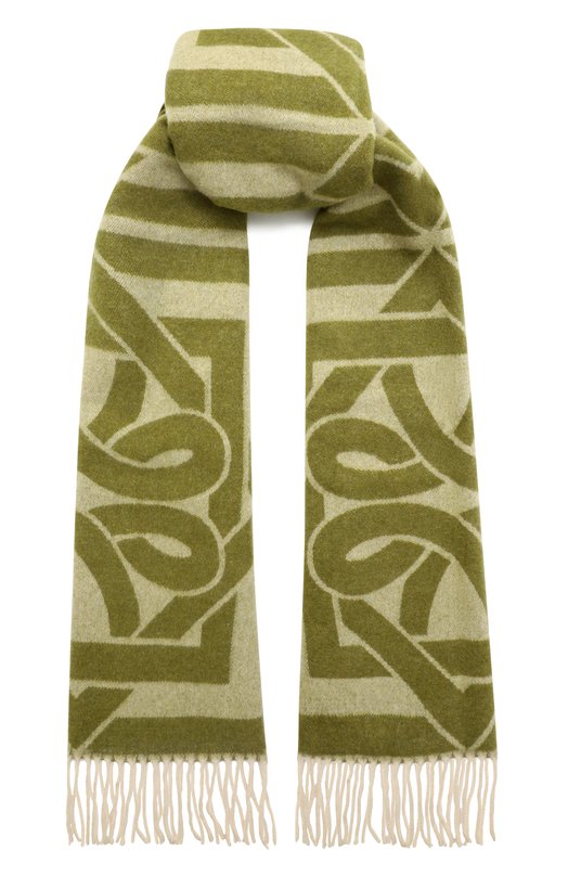 Шарф из шерсти и кашемира Jacob Cohen 25I P/JDM_A0041 000 X0034 RW Зелёный 25I P/JDM_A0041 000 X0034 RW