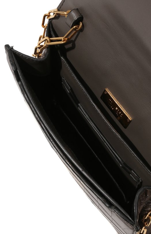 Сумка Icon small из кожи крокодила Tom Ford L0767T/CSY Серый  L0767T/CSY Фото 5