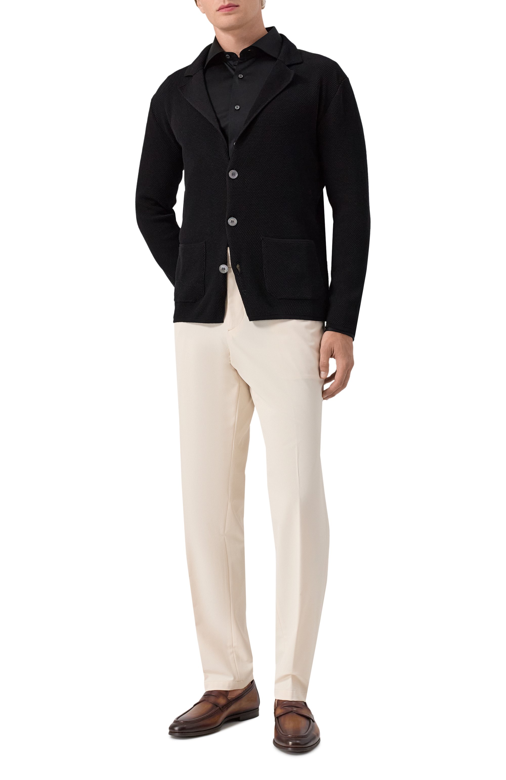 Хлопковая сорочка MVST, арт. SLIM/GABRIELLE/R0UND/1628-JERSEY (INTERL0CK), фото 2