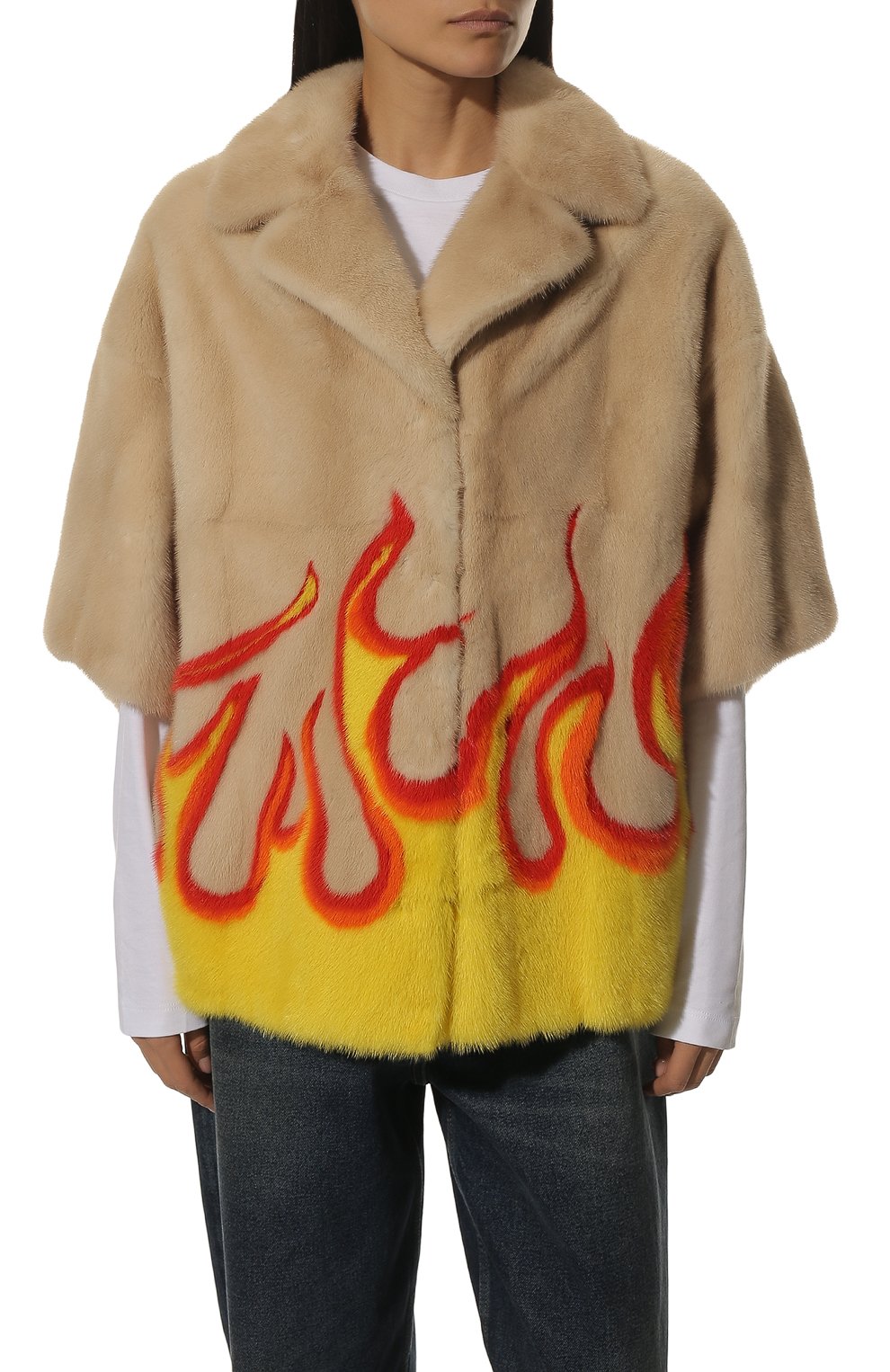 Шуба из меха норки PRADA, арт. 165539-1SX3-F0627-211, фото 3