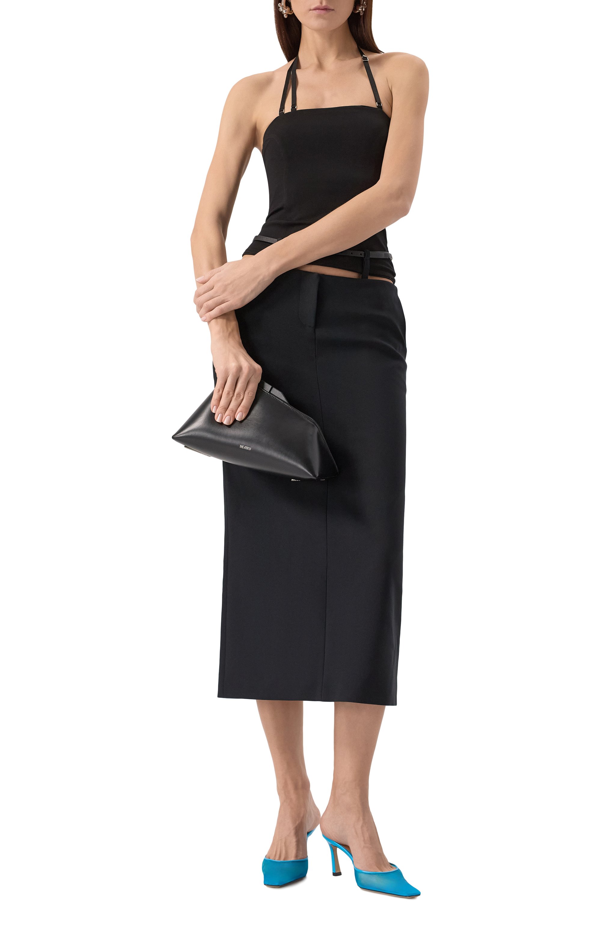 Клатч 8.30 pm THE ATTICO, арт. 231WAH00001/LBT019AA, фото 7