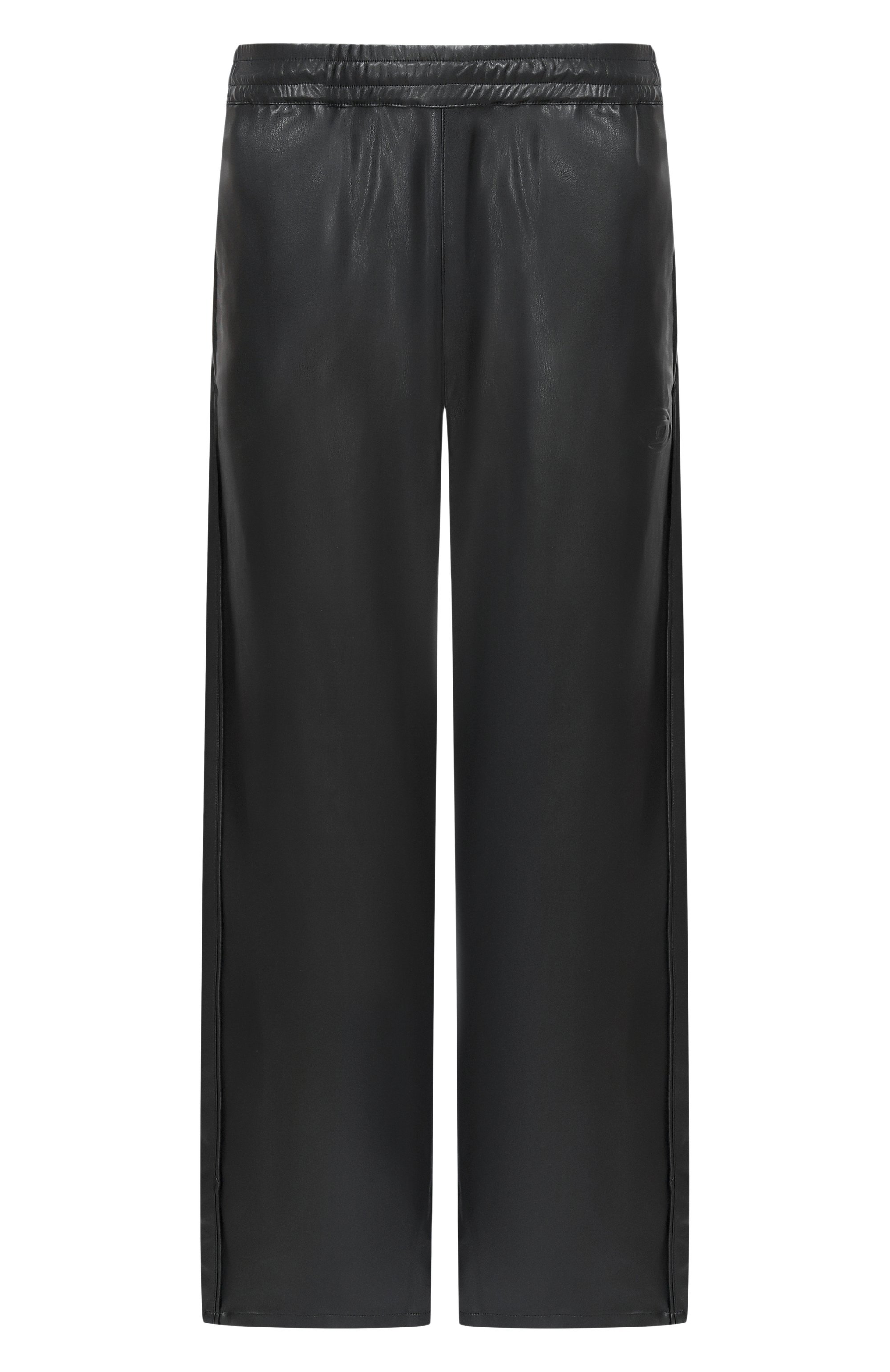 Брюки из экокожи DIESEL черного цвета по цене 36450 руб., арт. A21970/0PGBX, фото 1 Брюки из экокожи DIESEL, арт. A21970/0PGBX, фото 1